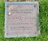 Miriam Luby Wolfe - ground plaque