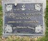 Judith Ellen Bernstein Atkinson - ground plaque