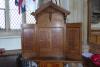 Wooden triptych with names.