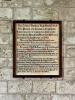 Framed scroll.