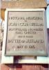 Memorial plaque