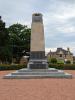 Cenotaph with two plaques recessed into it.