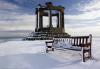 Stonehaven memorial in winter