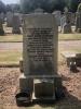 Granite family gravestone with a square top
