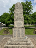 Front view of memorial