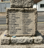WW1 names on memorial