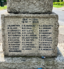 WW2 names on memorial