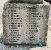 WW1 names on memorial