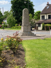 Rear face of memorial