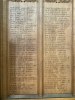 WW2 Names on panelling