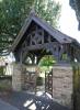Lych gate from outside the churchyard