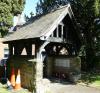 Lych gate from inside the churchyard