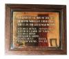 Brass plaque
