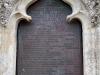 Nailsea (Holy Trinity). Top section of World War One list of names.