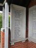 Panel inscribed with 1939-1945 names