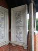 Panel inscribed with 1939-1945 names