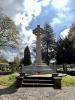 White granite Celtic cross