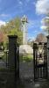 White granite Celtic cross