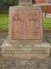 Inscription at base