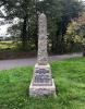 Obelisk with inscriptions
