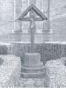 close up of cross (monochrome)
