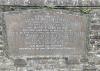 Family grave wall panel