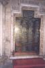 Brass plaque with marble surrounding