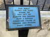 Tontine Street - WW1 Air Raid plaque