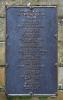 Face 1 right hand pillar WW2 names detail