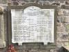 White washed family plaque