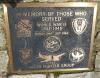 Close-up of plaque