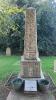 rough hewn stone obelisk