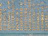Close up of some names 