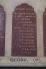Tablet with list of engraved names