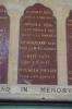 Tablet with graves names