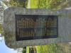 View of the plaque containing the names of those lost in each ship bearing the name.