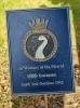 Full view of square plaque
