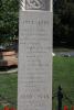 Close up of WWI names