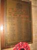 Kirkby in Ashfield St Wilfrid's parishioners' WW1 plaque