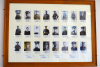 Wooden-framed, glass-covered roll of honour