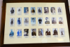 Wooden-framed, glass-covered roll of honour