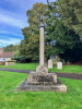 View of memorial from the church