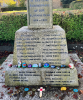 Names from WW1 - North / main face of memorial
