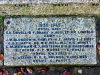 Names from WW2 on separate stone - north face