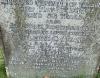 Close up of inscription