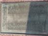 List of names attached to a wall in capital letters, H-W, who died in WW2. 