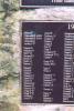 Stacksteads Peace Garden - WW1 names detail