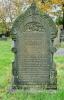 The headstone 
