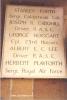 Plaque at lychgate