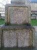 Photograph of plinths showing names